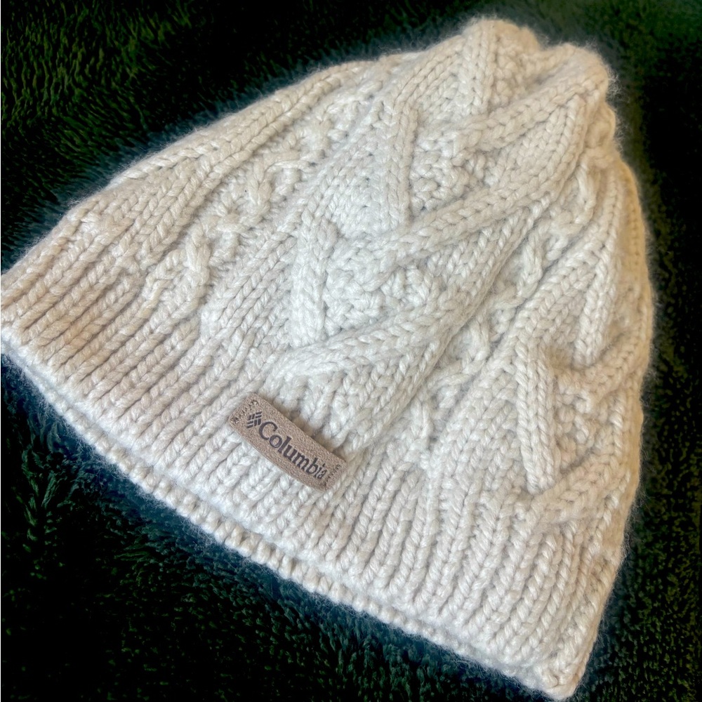 Columbia Women's Omni-Heat Ivory Fleece Beanie